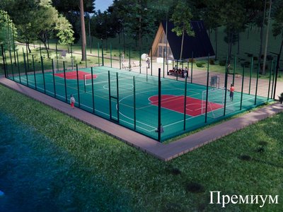 Универсальная спортивная площадка TORUDA SP-2 (31х16, игровое поле 28х15)